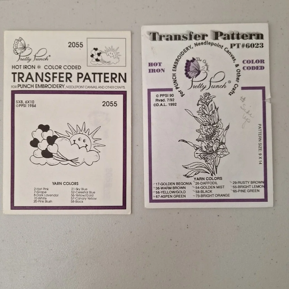 Huge Vintage Lot of Hot Iron Transfers Aunt Martha's Pritty Pinch Mixed Lot 40s+